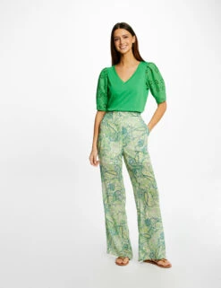 T-shirt à Manches Courtes Vert Femme -Tenue Legere Boutique t shirt a manches courtes vert femme vue5 32536300939250600