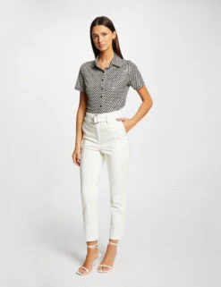 T-shirt Boutonné Imprimé Géométrique Multico Femme 9 T-shirt Boutonné Imprimé Géométrique Multico Femme -Tenue Legere Boutique t shirt boutonne imprime geometrique multico femme vue5 32536300958890900