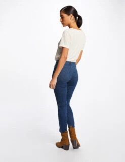 Tenue Legere Boutique -Tenue Legere Boutique t shirt manches courtes a details bijoux ivoire femme vue2 32536300928490203