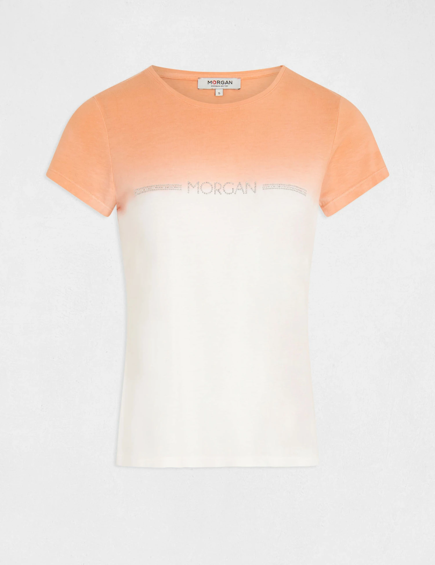 T-shirt Manches Courtes à Inscription Multico Femme 6 T-shirt Manches Courtes à Inscription Multico Femme – Image 4