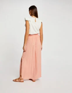 Tenue Legere Boutique -Tenue Legere Boutique t shirt manches courtes a volants ecru femme vue2 32536300939200201