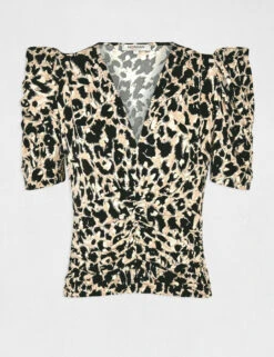 T-shirt Manches Courtes Imprimé Multico Femme -Tenue Legere Boutique t shirt manches courtes imprime multico femme vue3 32536300959110900