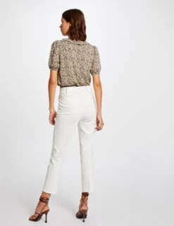 Tenue Legere Boutique -Tenue Legere Boutique t shirt manches courtes imprime vegetal noir femme vue2 32536300906020100